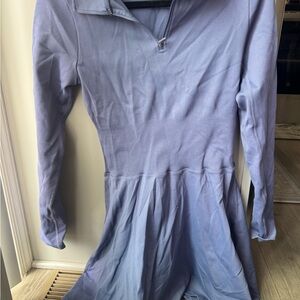 NWOT Purple Long-Sleeve athletic dress